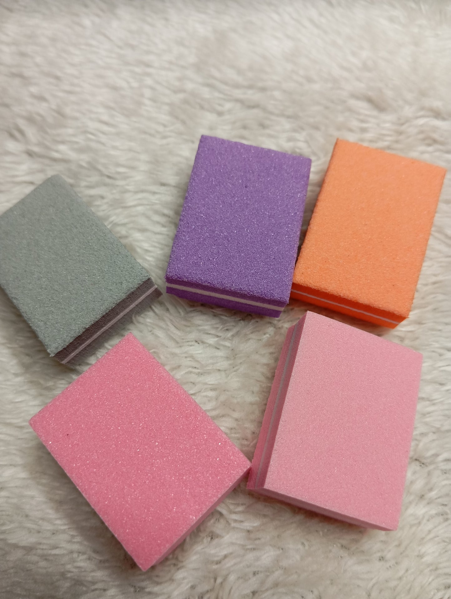 Mini Blocs Polissoirs — Lot de 5 — Glowx Nails