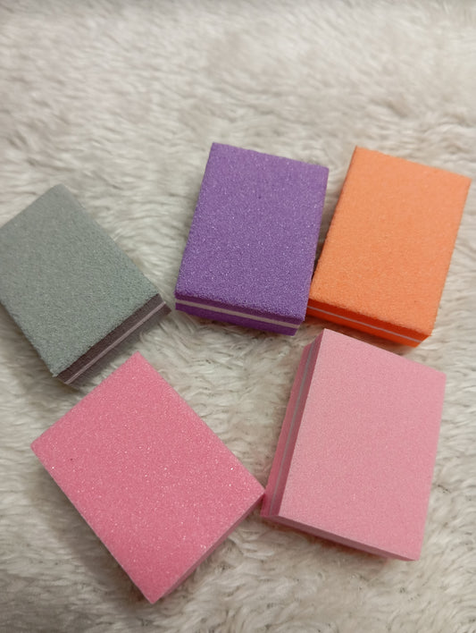 Mini Blocs Polissoirs — Lot de 5 — Glowx Nails